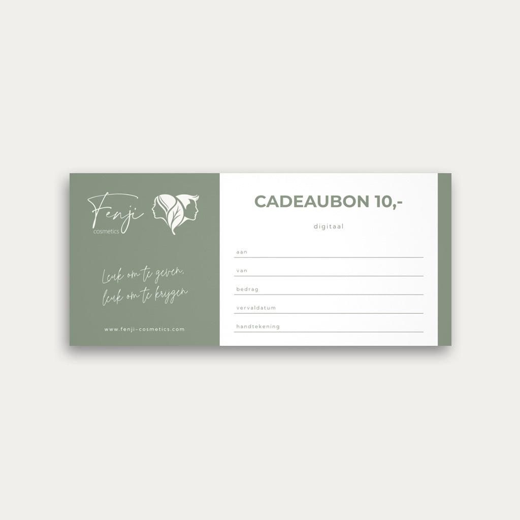 Cadeaubon 10,-