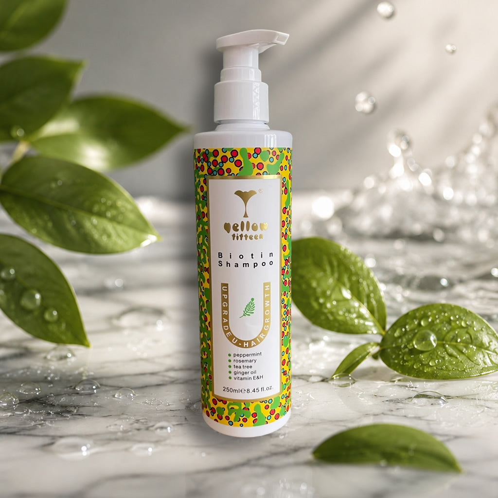 bottle - biotine rozemarijn shampoo - sfeer