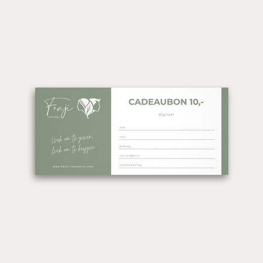 Cadeaubon 10,-