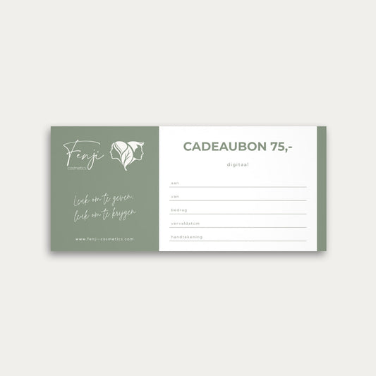 Cadeaubon 75,-